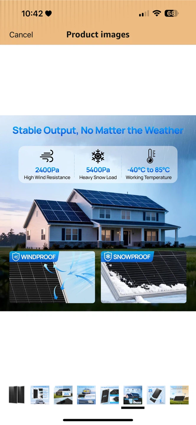 N-Type Solar Panel 100W 18V bifacial 2pcs - photo 4
