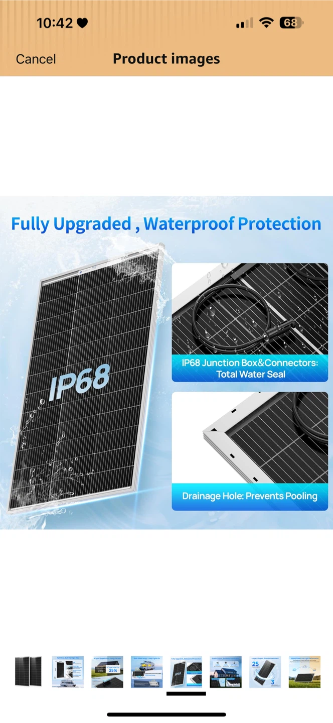 N-Type Solar Panel 100W 18V bifacial 2pcs - photo 5