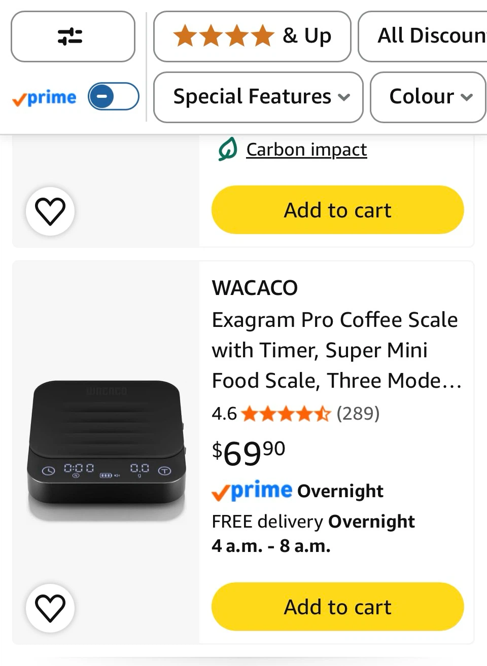 WACACO Exagram Pro Coffee Scale