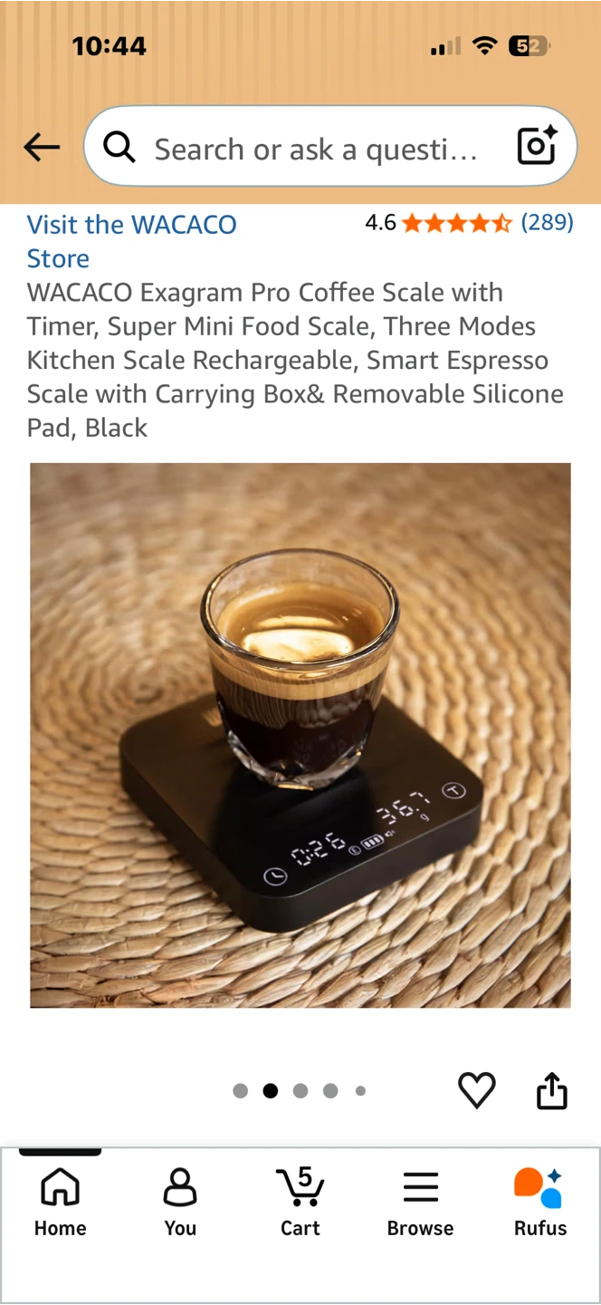 WACACO Exagram Pro Coffee Scale - photo 3