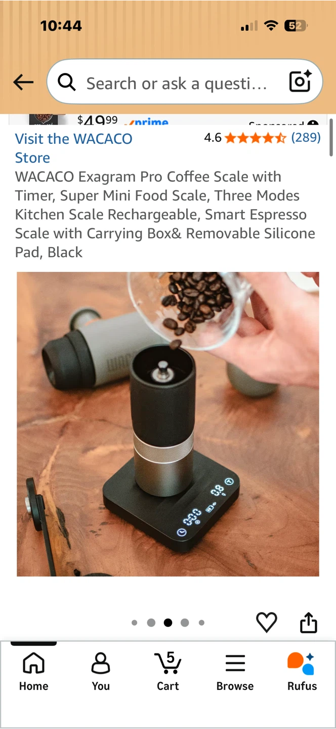 WACACO Exagram Pro Coffee Scale - photo 4