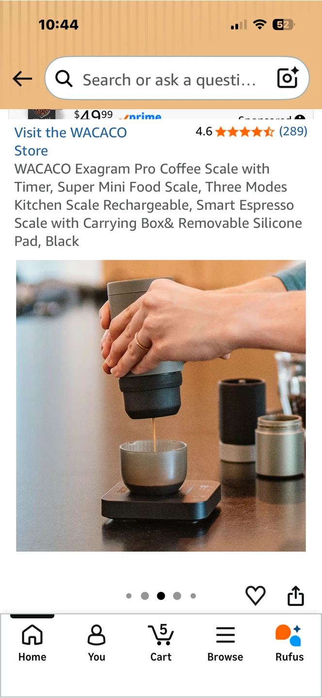 WACACO Exagram Pro Coffee Scale - photo 5