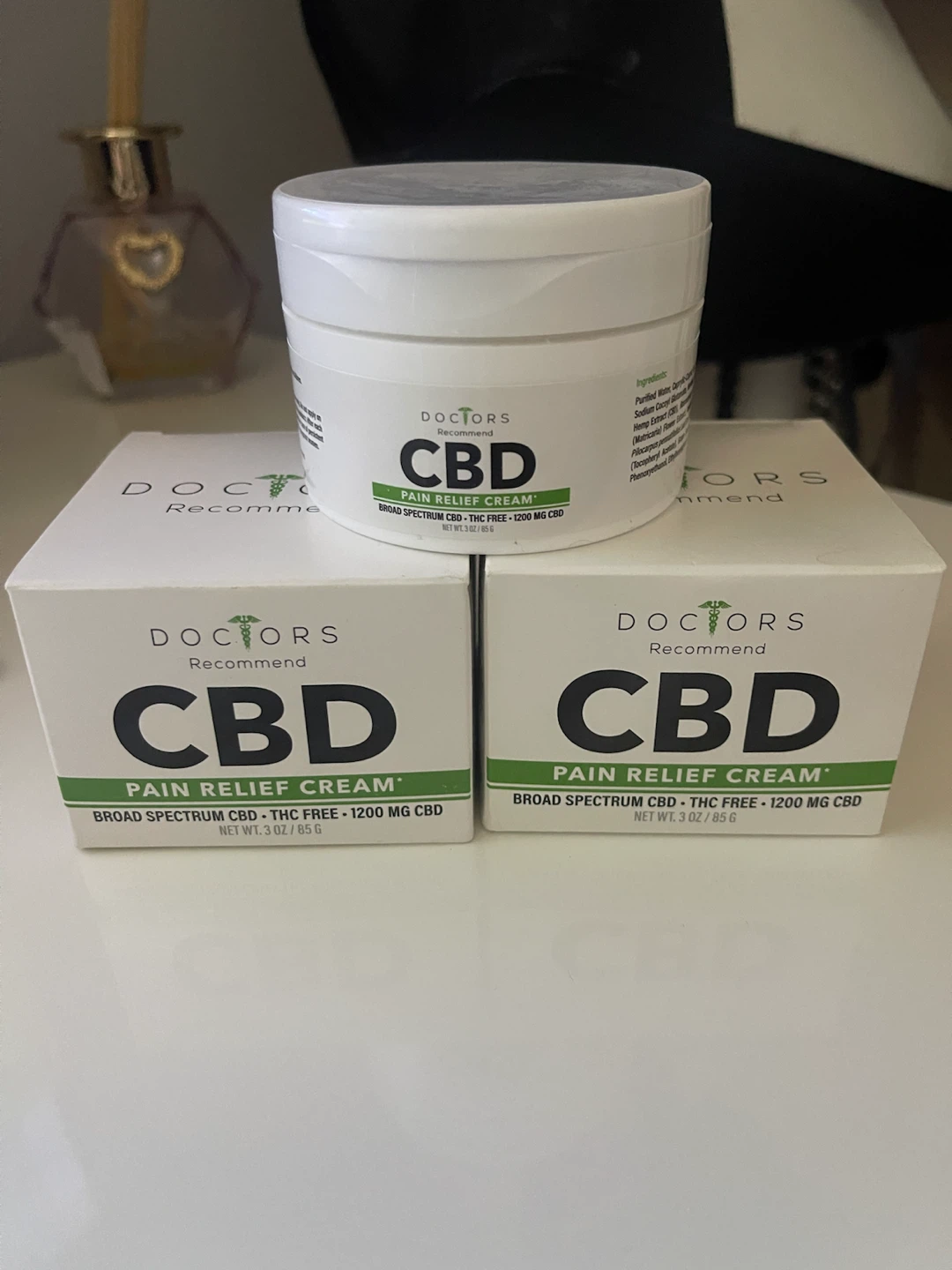 Doctors Recommend CBD Pain Relief Cream - 1200 MG