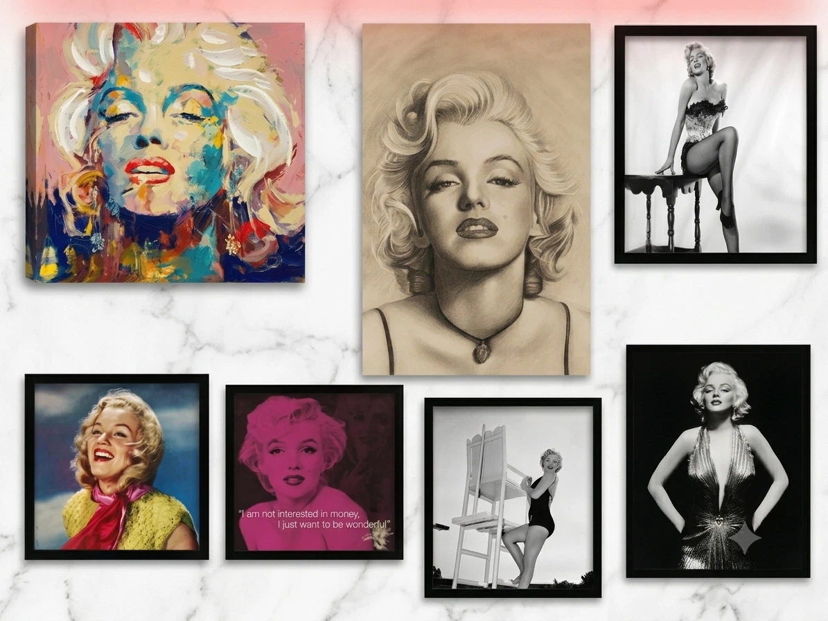 Marilyn Monroe Wall Art Collection  of them
