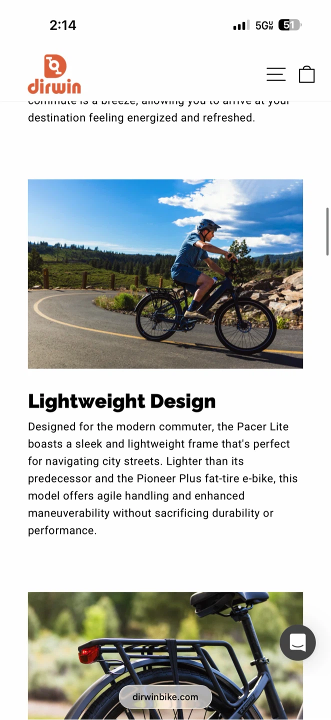 Dirwin Pacer Lite Electric Bike - photo 3