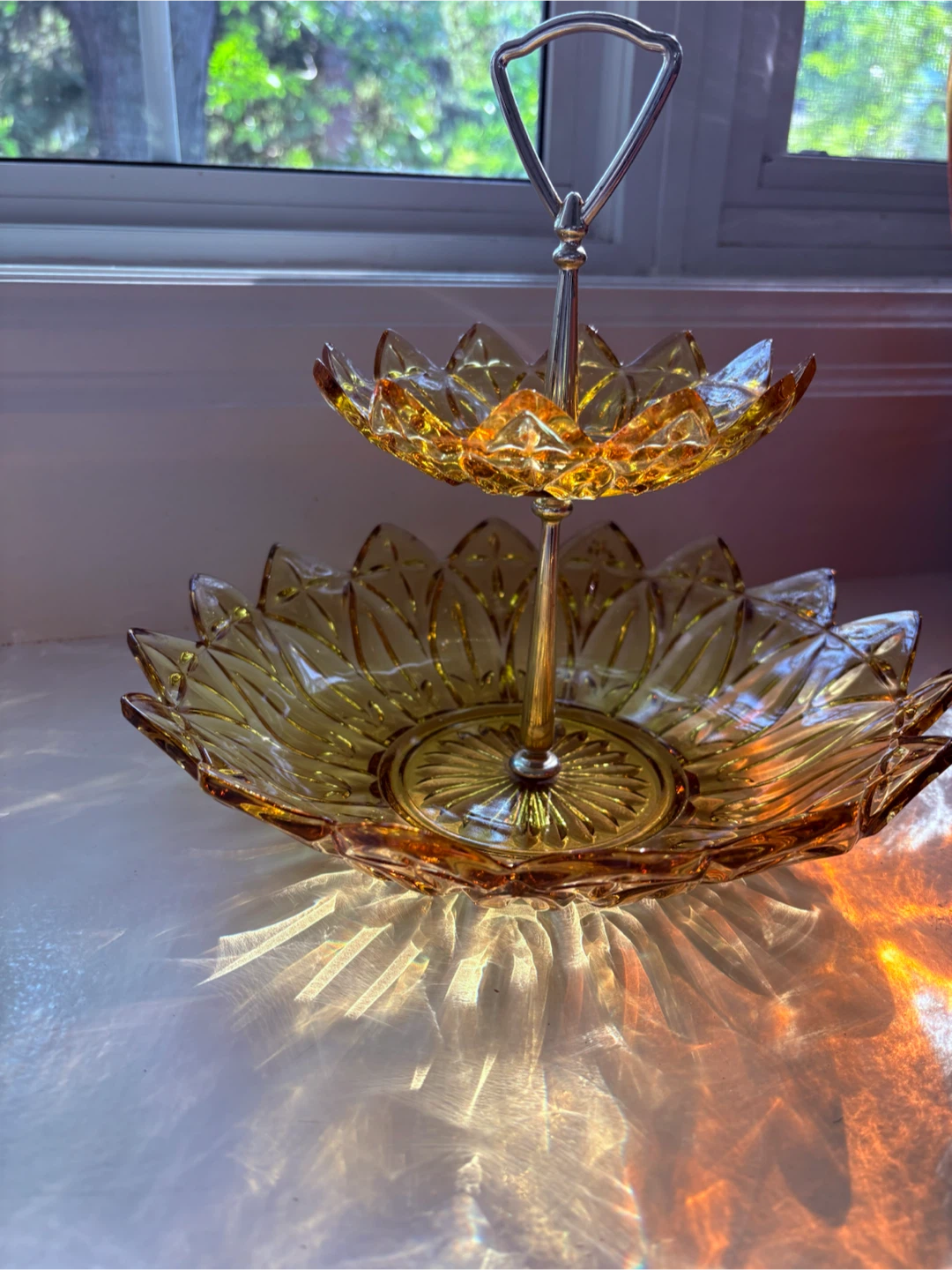 Various MCM glassware Amber Glass Dessert Bowls - Set of 10 - photo 2