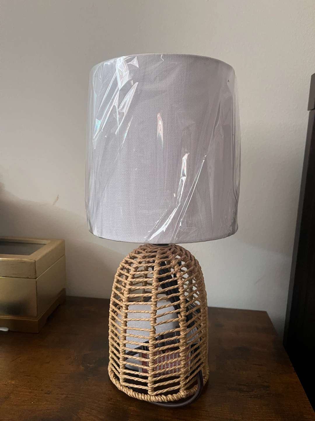 Rattan Table Lamps - 2 Pack - photo 2