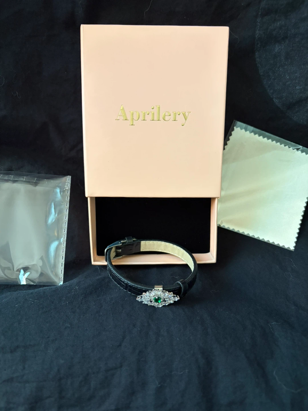 Aprilery Crystal & Emerald Bracelet - photo 2