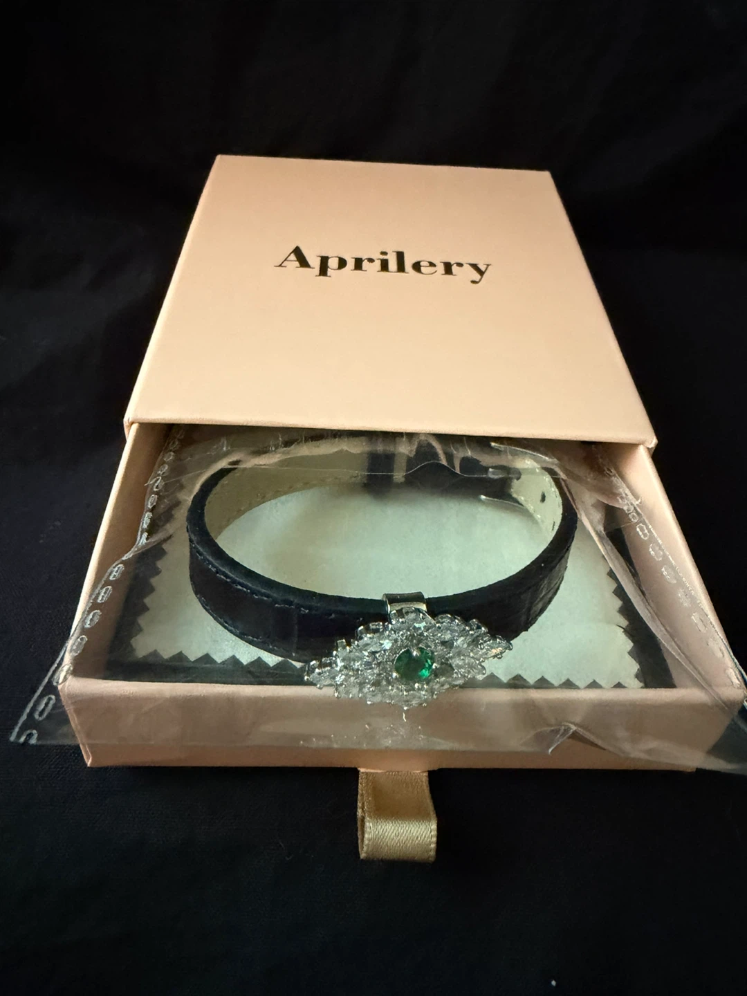 Aprilery Crystal & Emerald Bracelet - photo 3