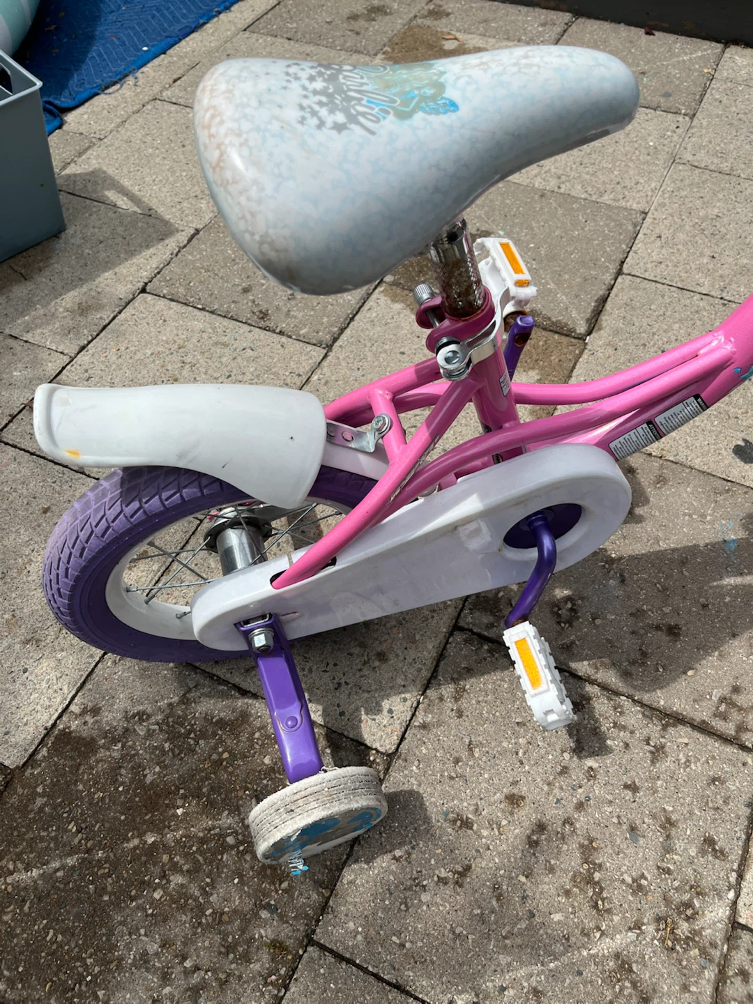 Pink barbie Kids Bike with Training Wheels - photo 4