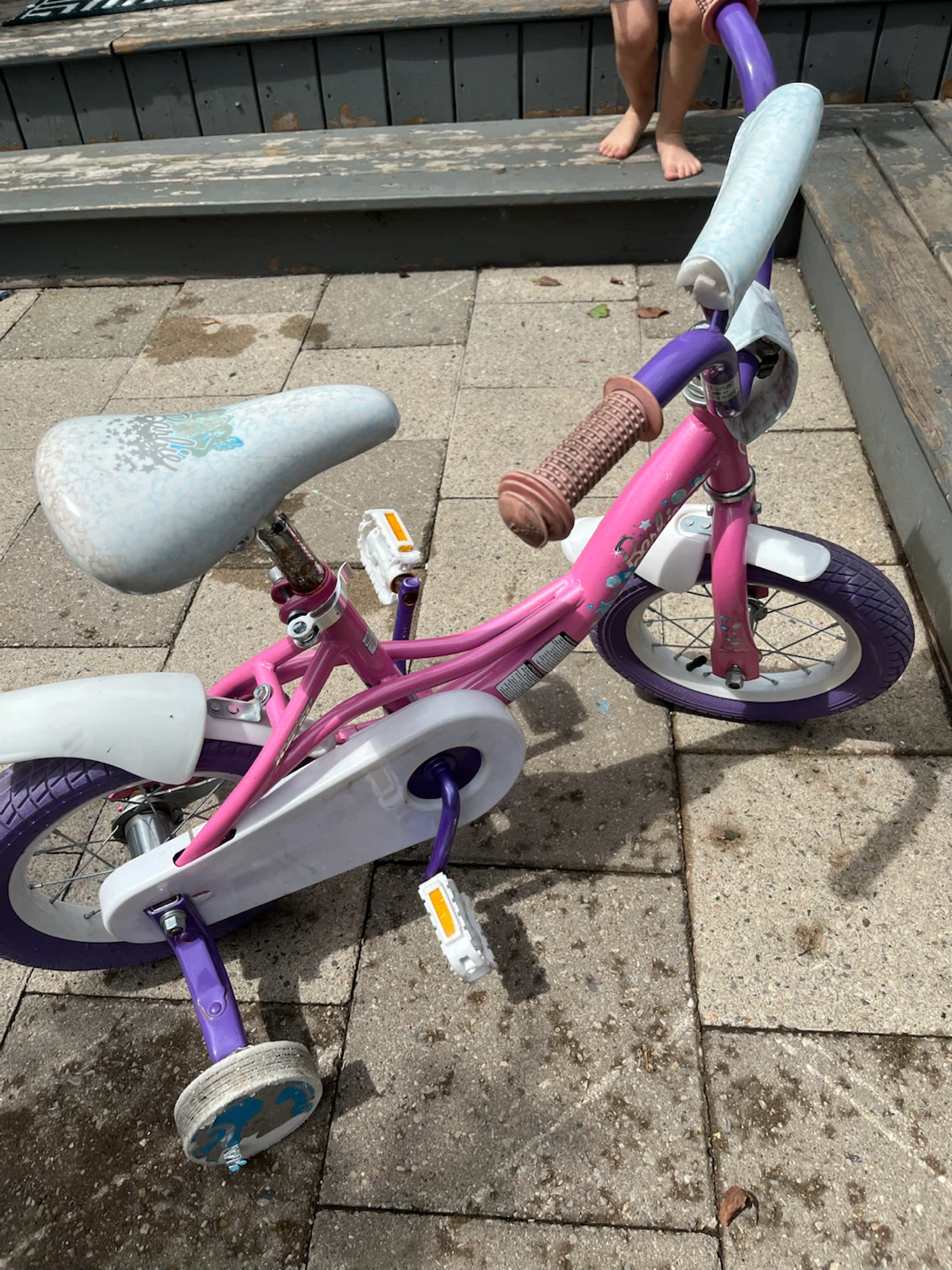 Pink barbie Kids Bike with Training Wheels - photo 5