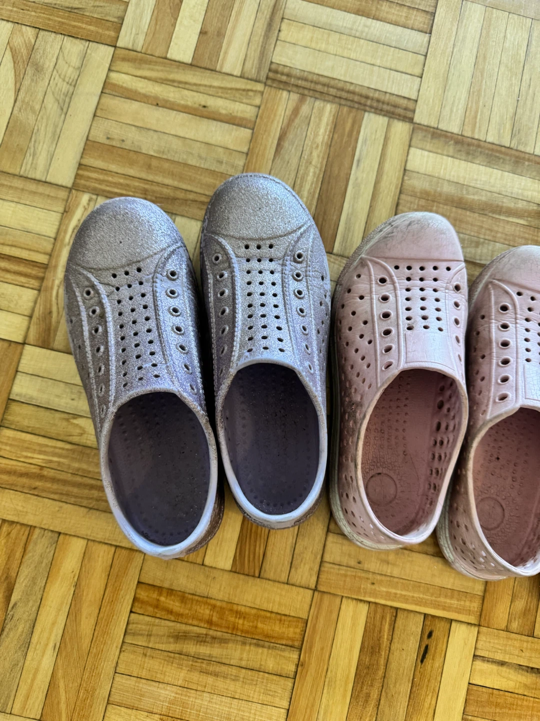 Pink Water Shoes and Crocs Size 3/4 - photo 2