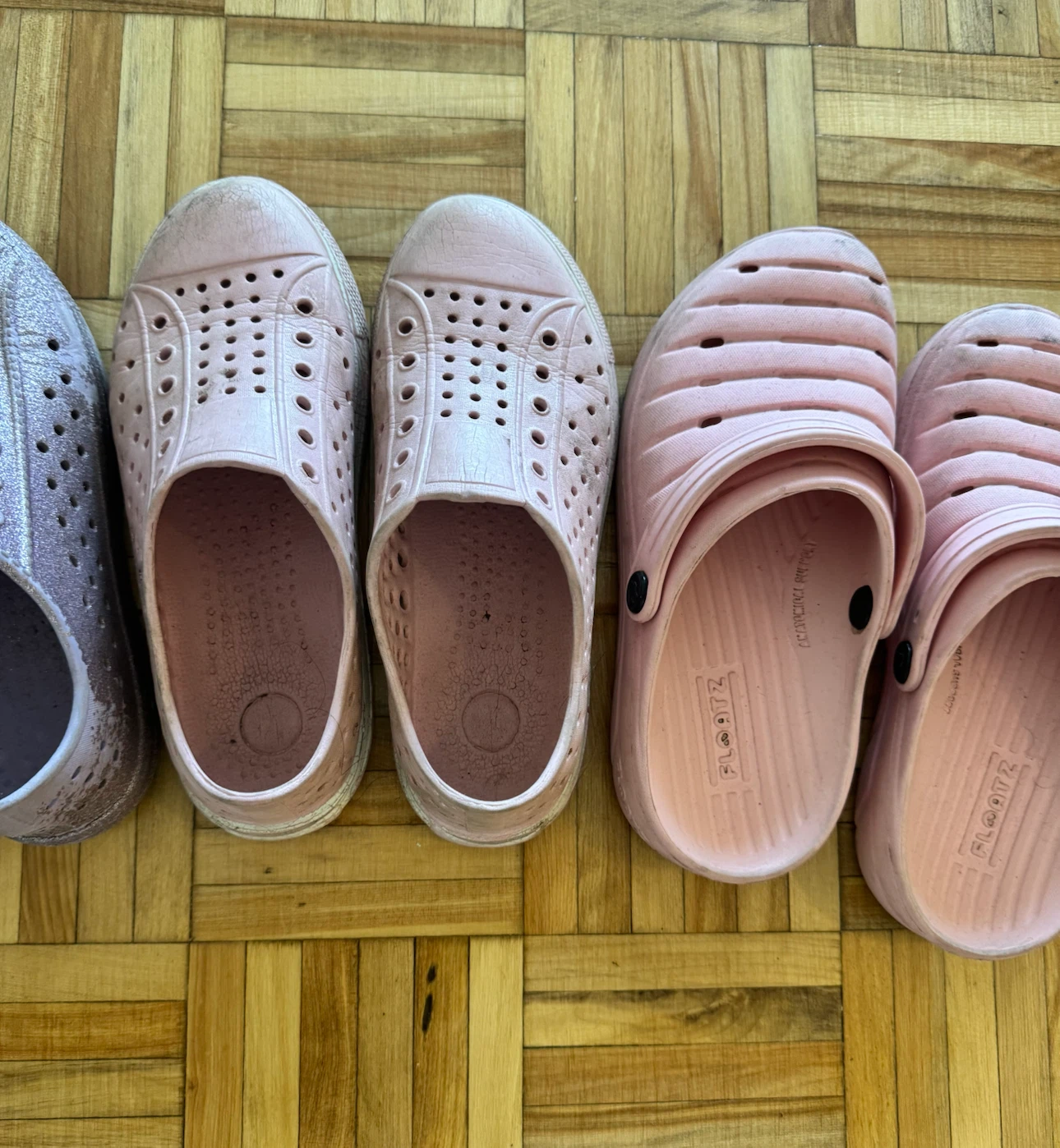 Pink Water Shoes and Crocs Size 3/4 - photo 3
