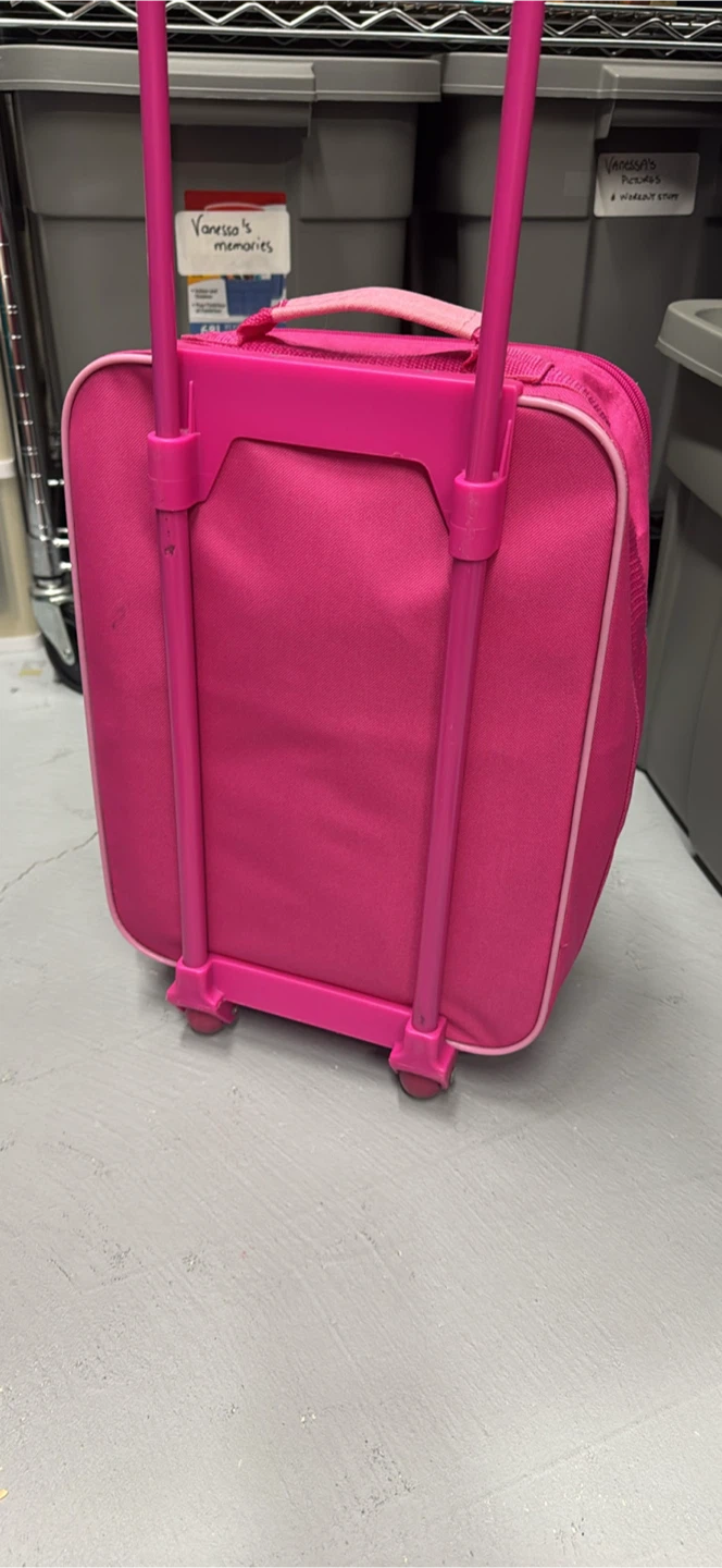 Kids' Pink Trolls Rolling Luggage - photo 2
