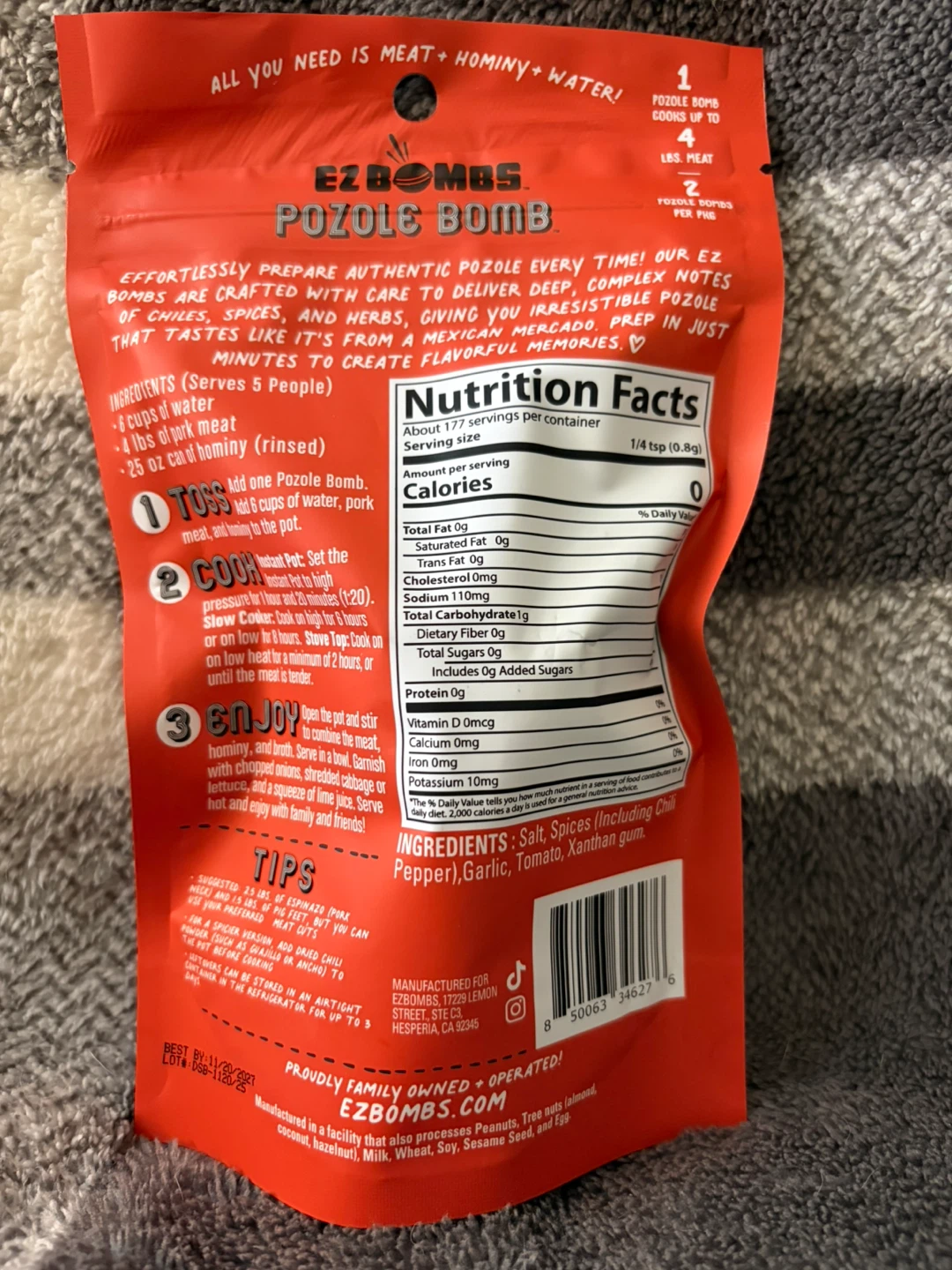 EZ Bombs Pozole Bomb - 5 oz - photo 2