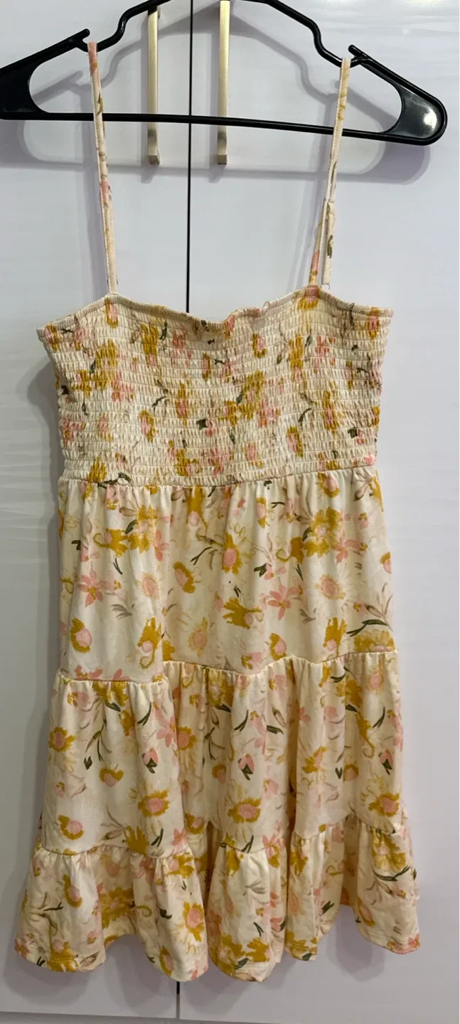 Forever 21 Floral Smocked Dress