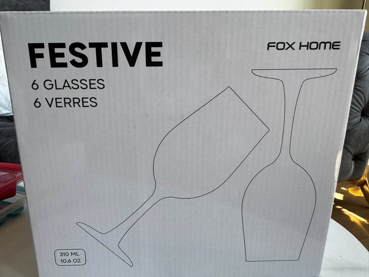New Festive 6-piece Glasses Set