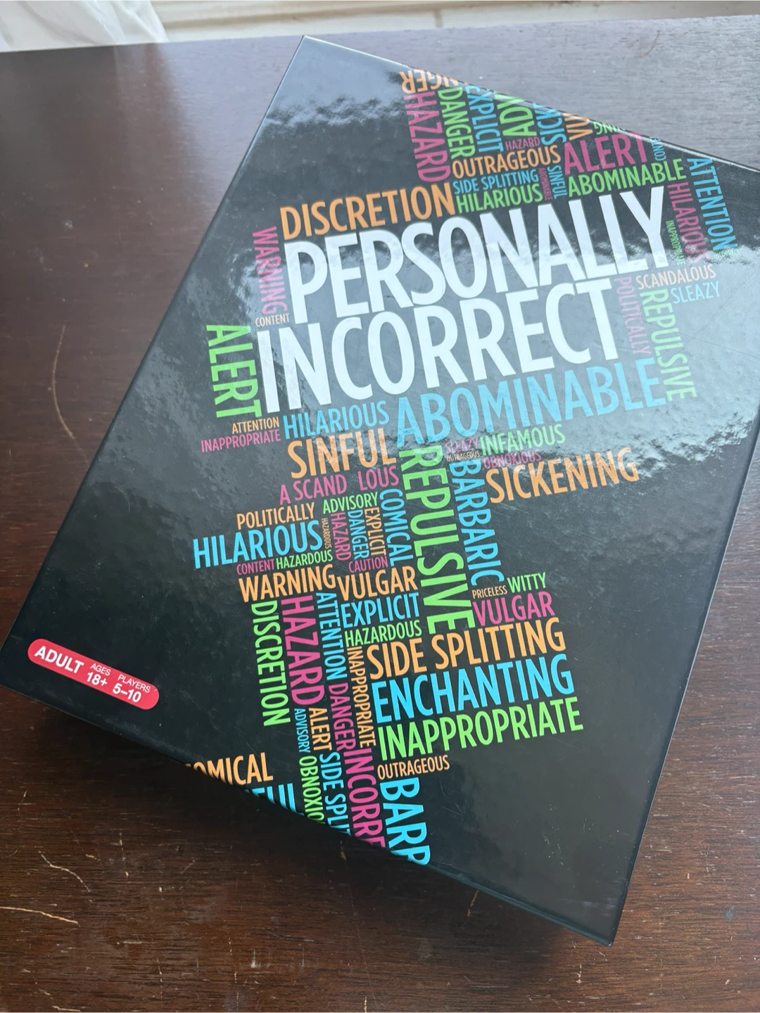 Personally Incorrect Card Game