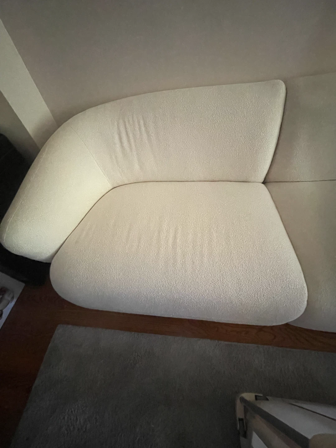 Modular Boucle Sofa - Cream - photo 5