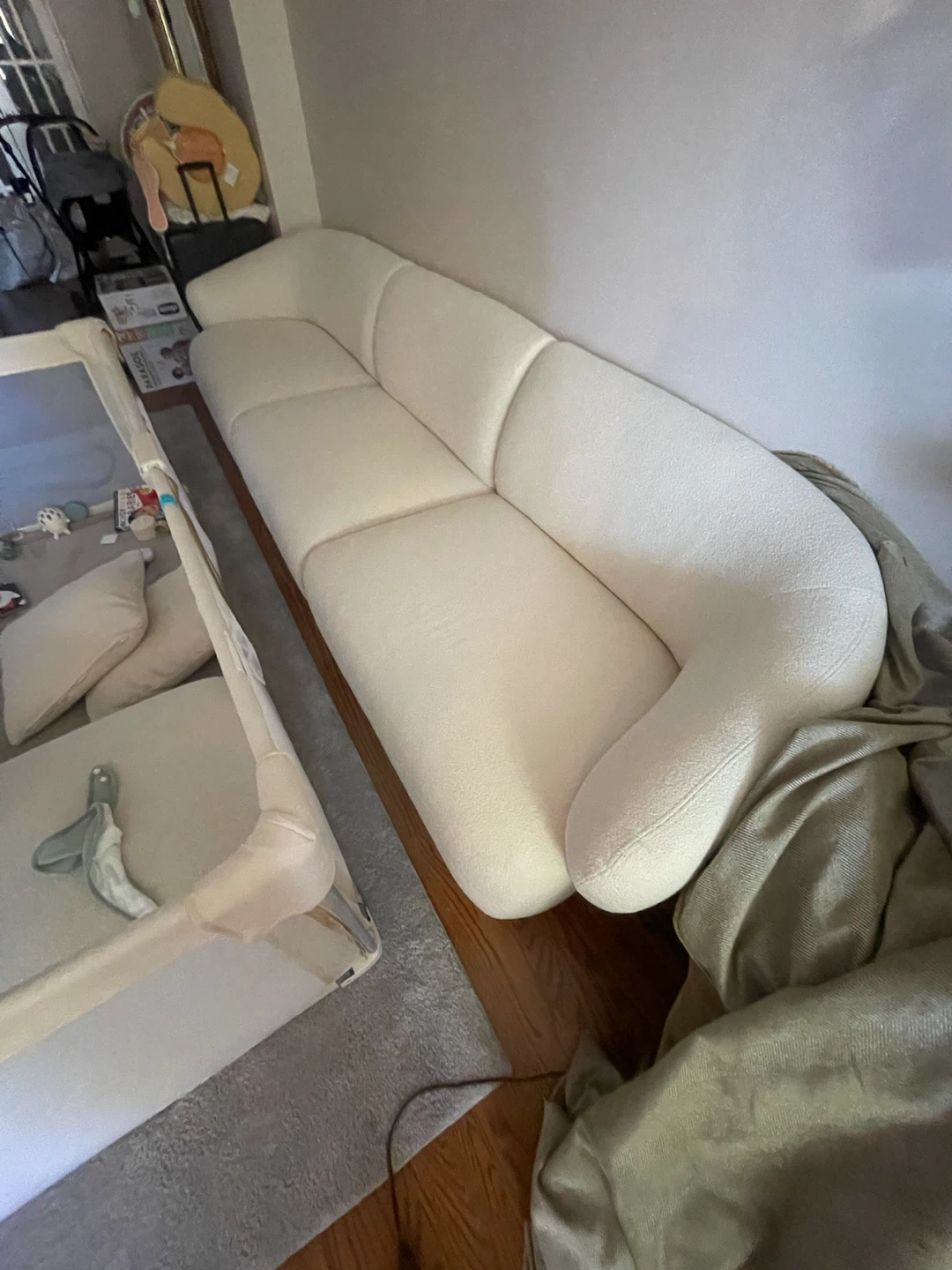 Modular Boucle Sofa - Cream