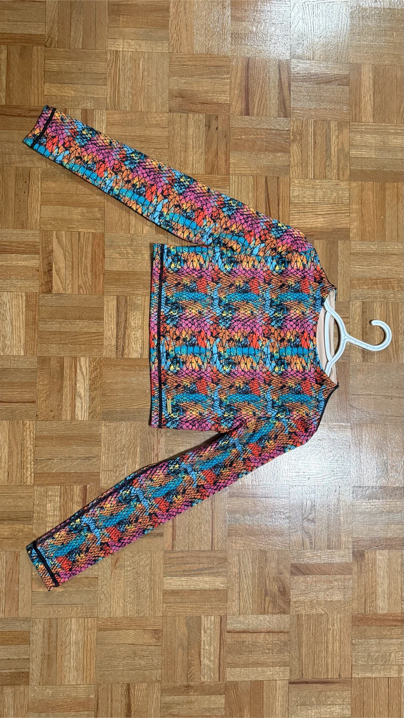 3-Piece Colourful Fit wear - Crop Top, Sport Top Leggings - photo 2