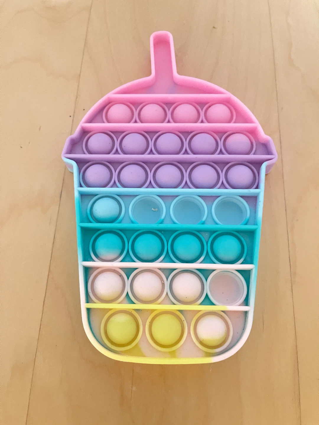 Bubble Tea Pop-It Fidget Toy