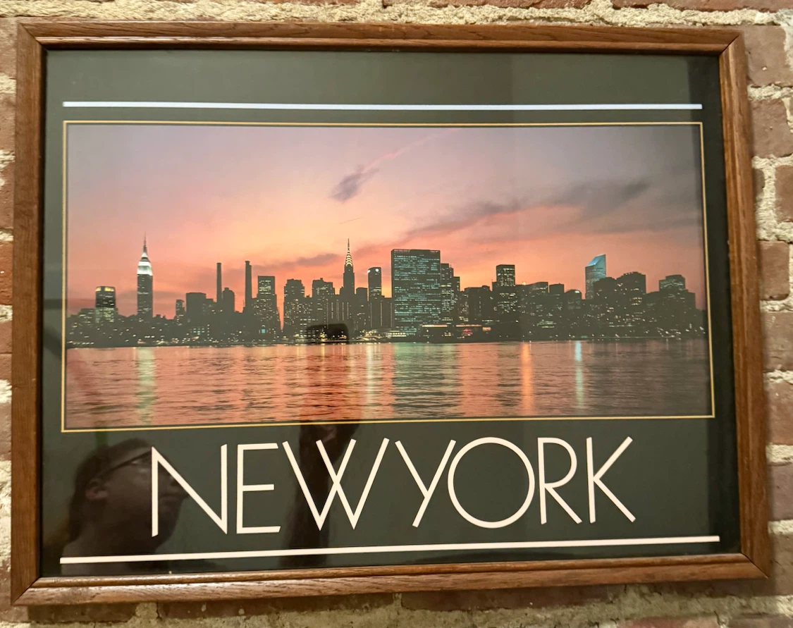 Framed New York City Skyline Art Print