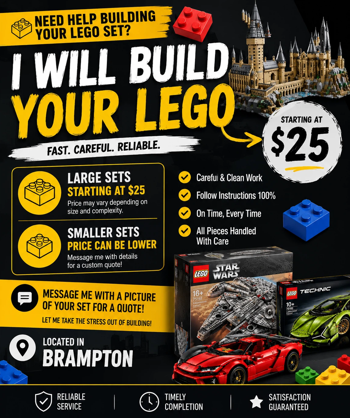 LEGO Building Service - Starting at $25