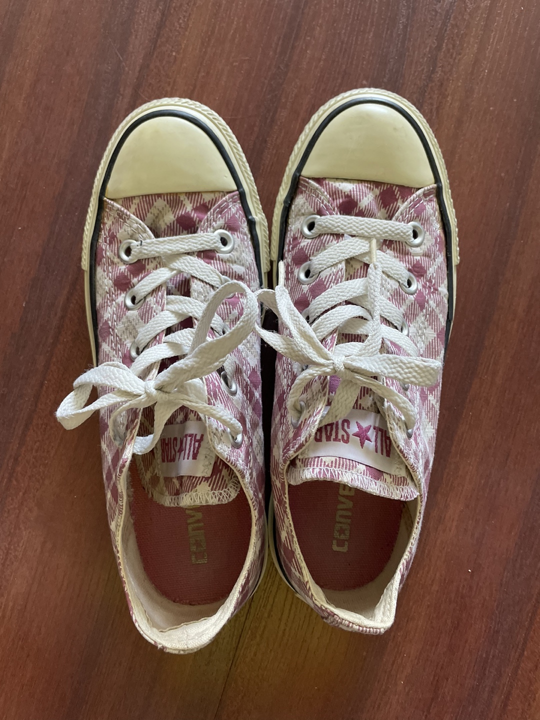 Converse All Star Plaid Low Top Sneakers size 6 - photo 5