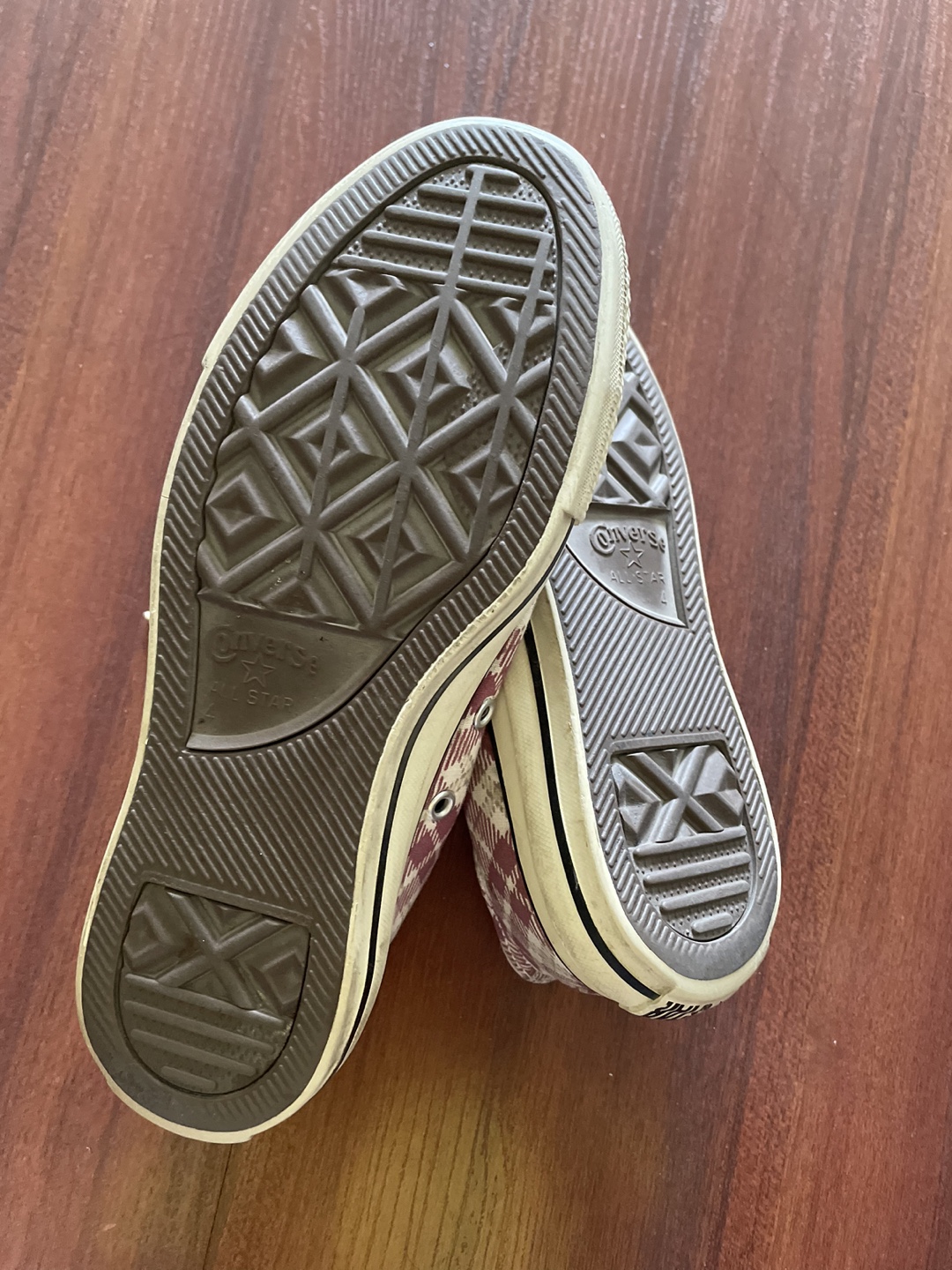 Converse All Star Plaid Low Top Sneakers size 6 - photo 4