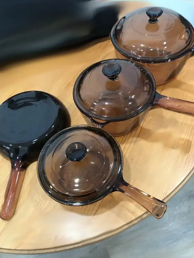 7 piece Corning Visions Cookware set