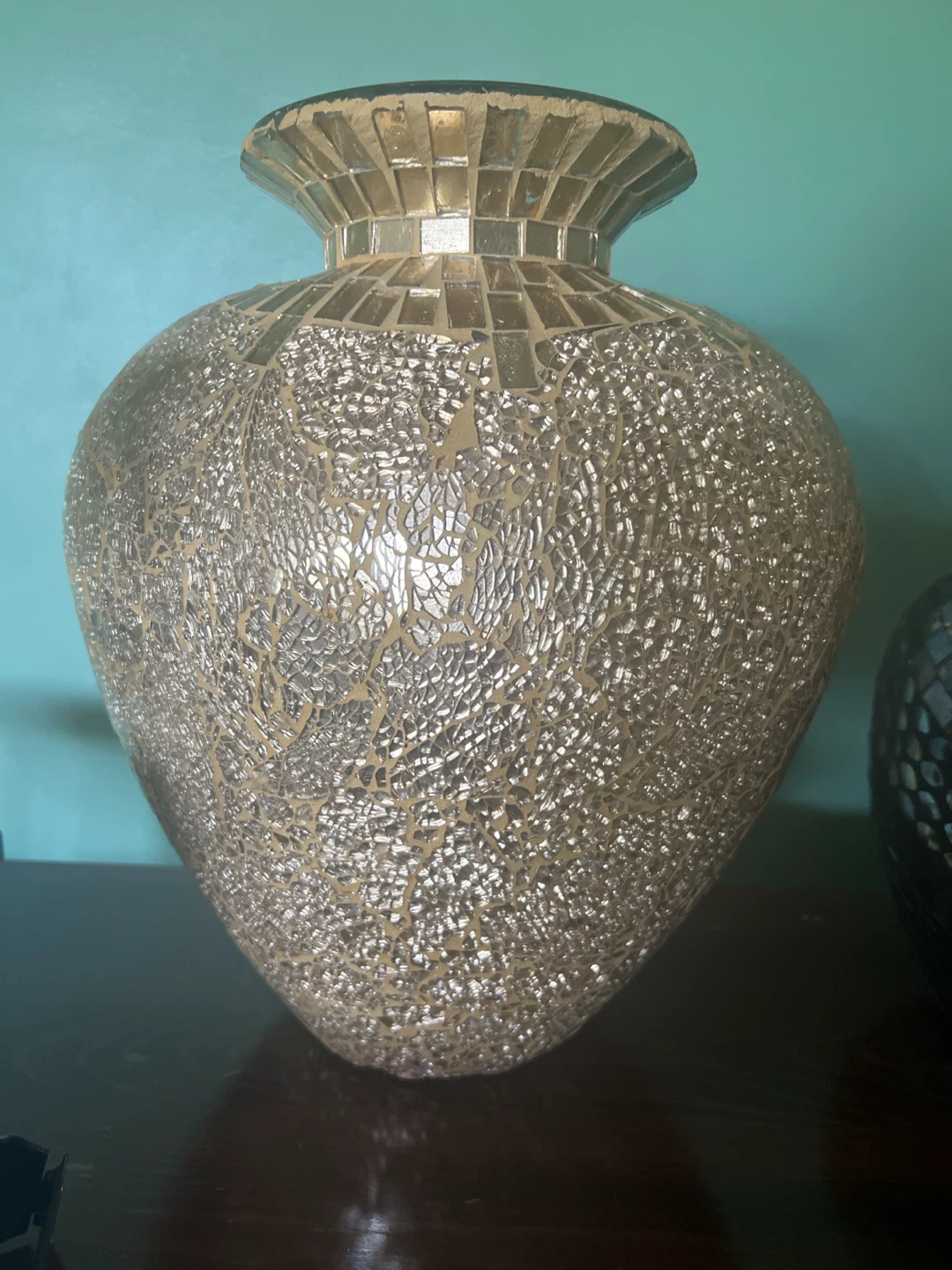 Mosaic Glass Vase