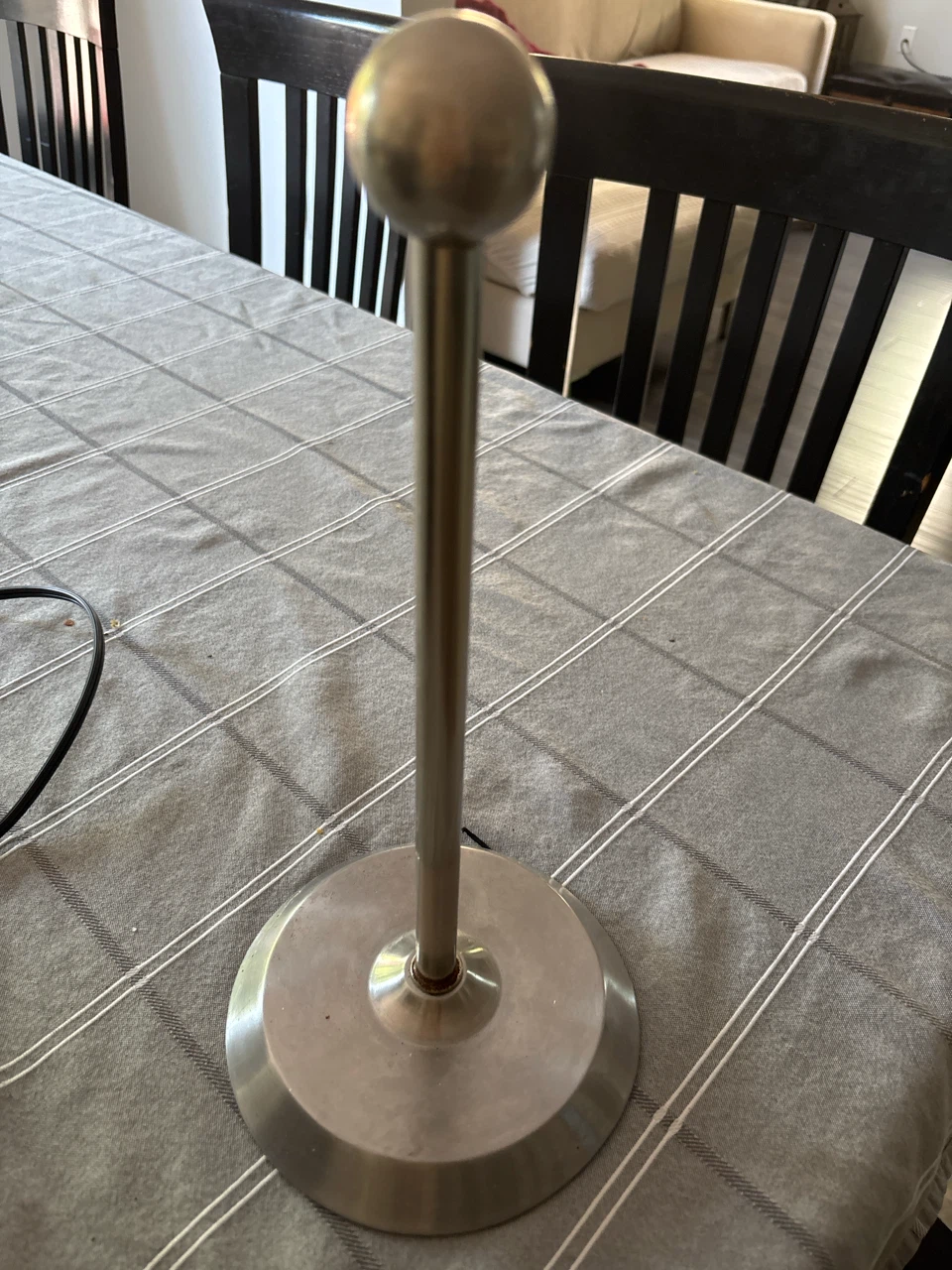 Brushed Metal Paper Towel Holder