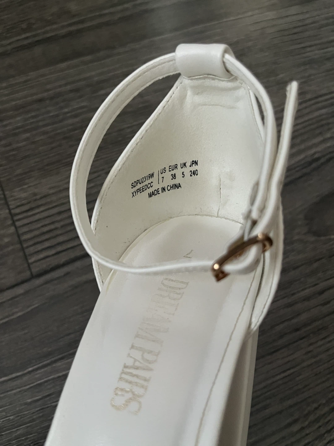 White Platform Heels - photo 4