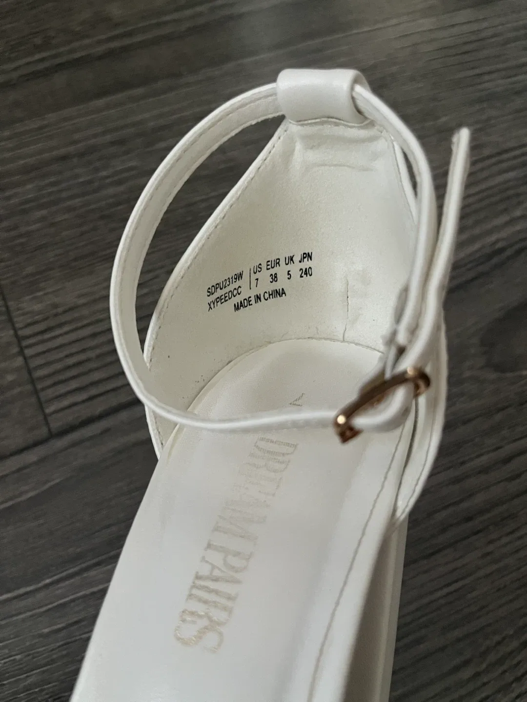 White Platform Heels - photo 4