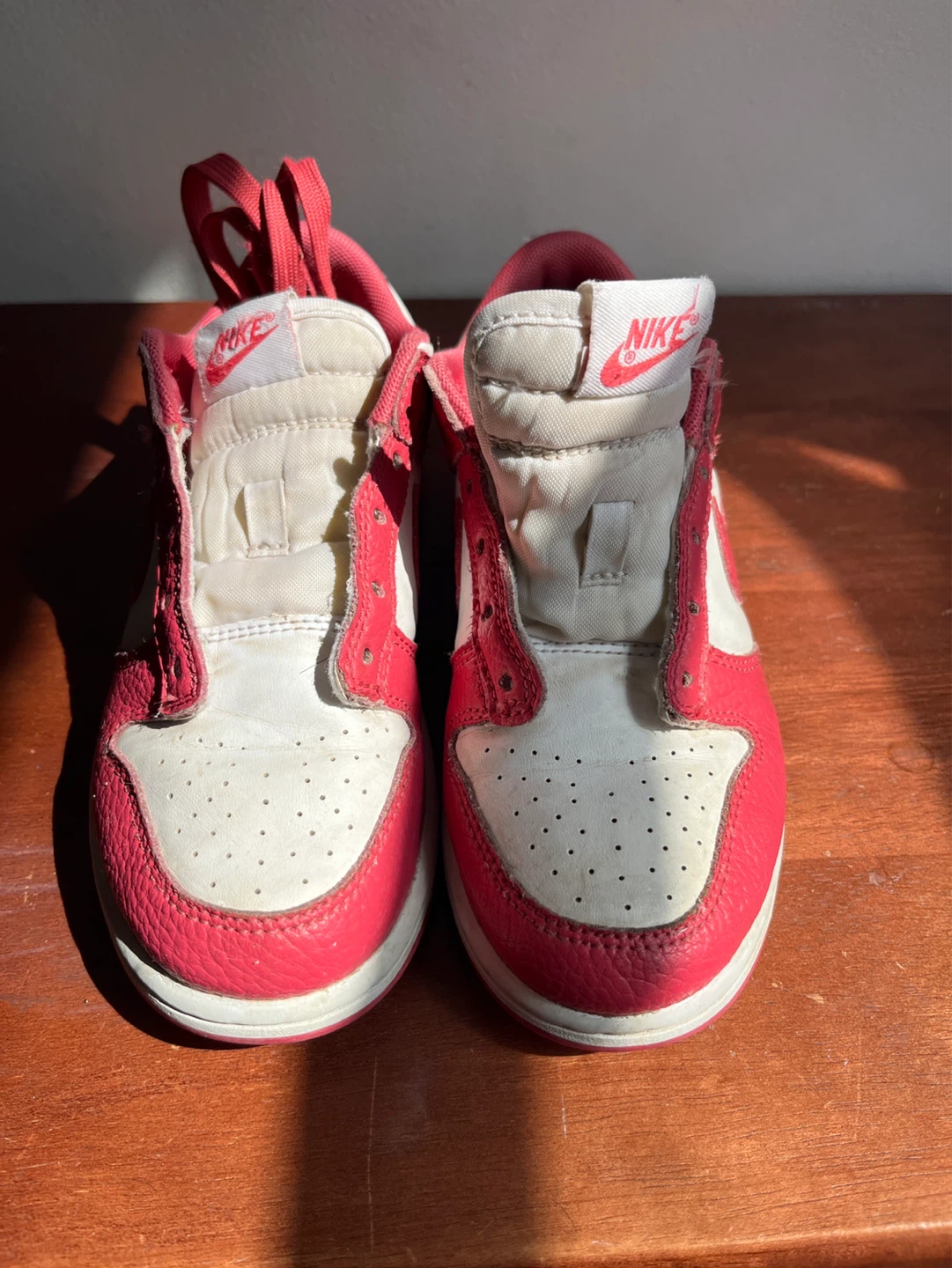 Nike Dunk Low White Red Sneakers