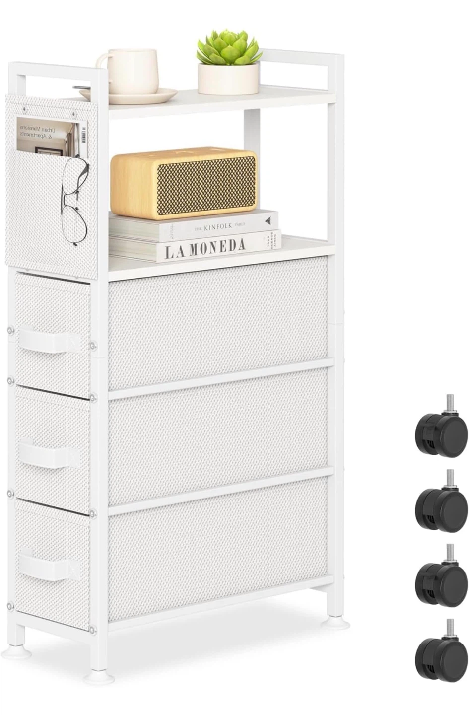 White 3-Drawer Storage Organizer