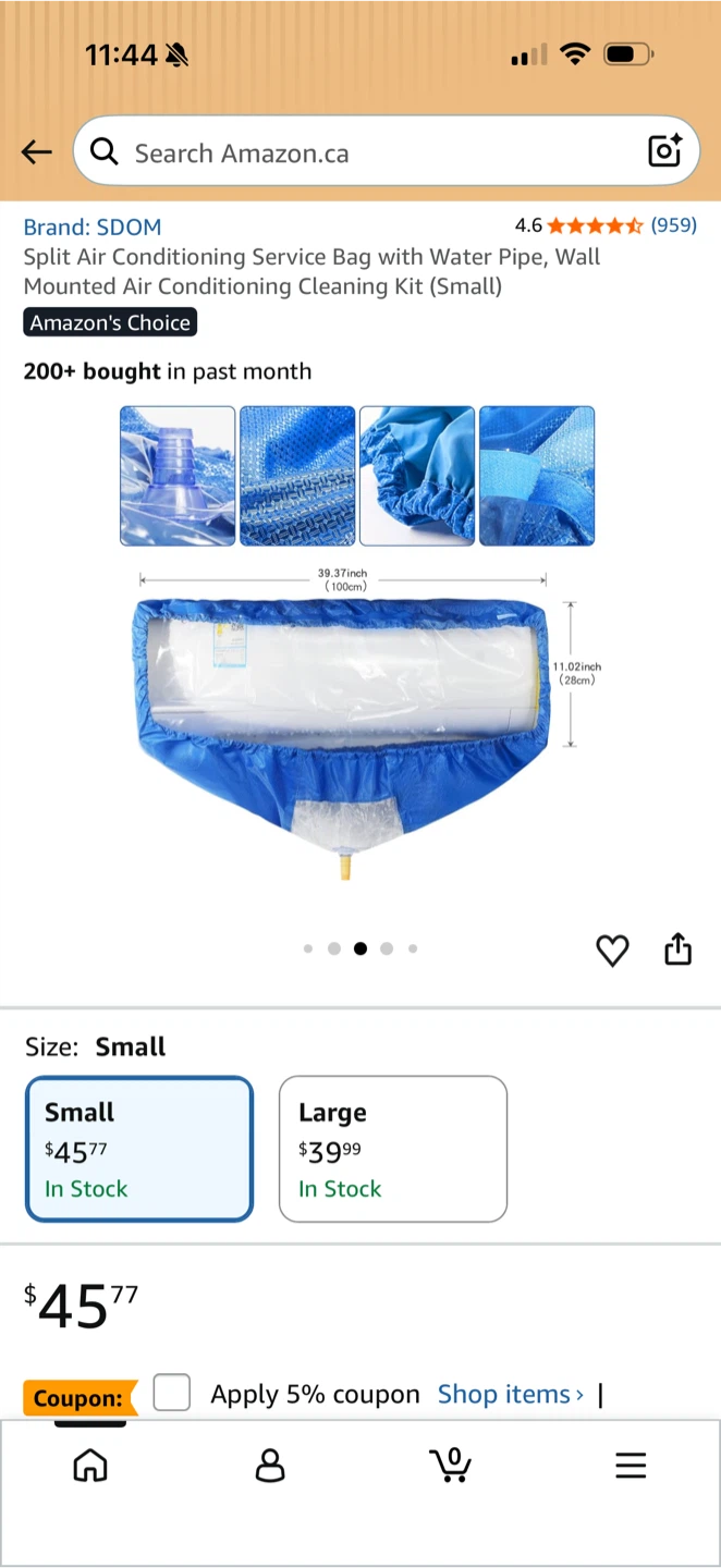 SDOM Split Air Conditioning Service Bag - Small - photo 5
