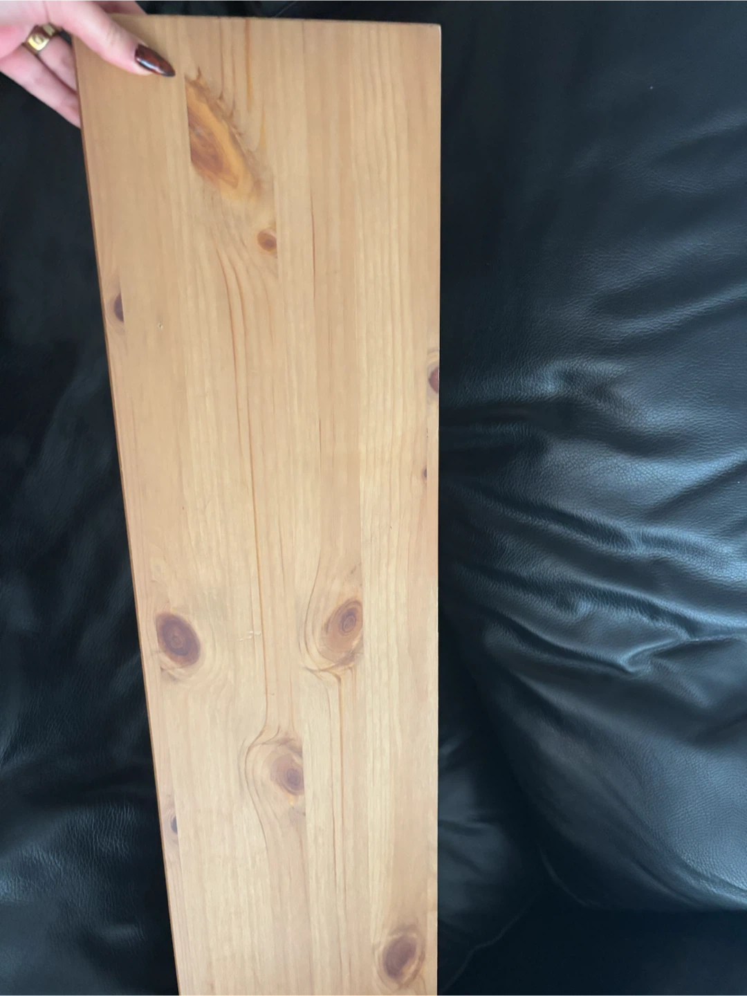 Wooden Shelf with Brackets - photo 2