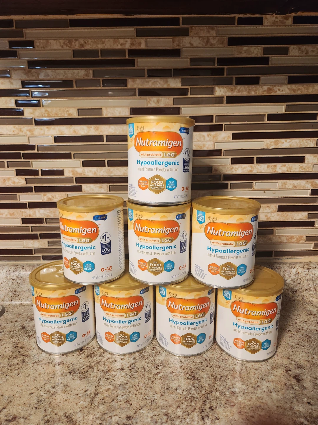 Nutramigen Hypoallergenic Infant Formula Powder 7 Cans
