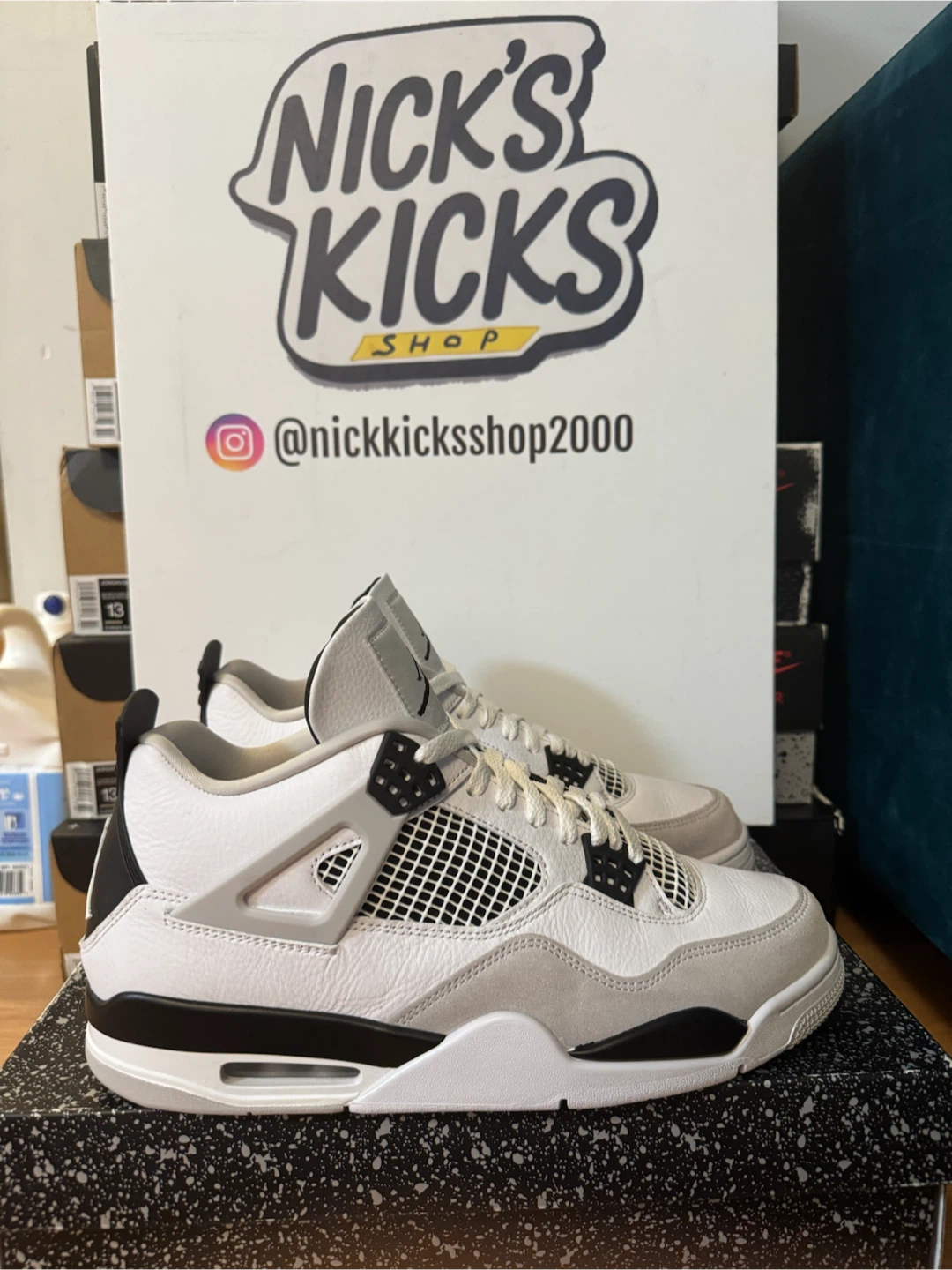 Air Jordan 4 size 11.5 “Military Black”