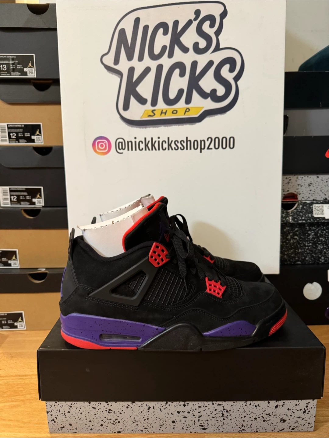 Air Jordan 4 size 11 “Raptors-Drake Signature”