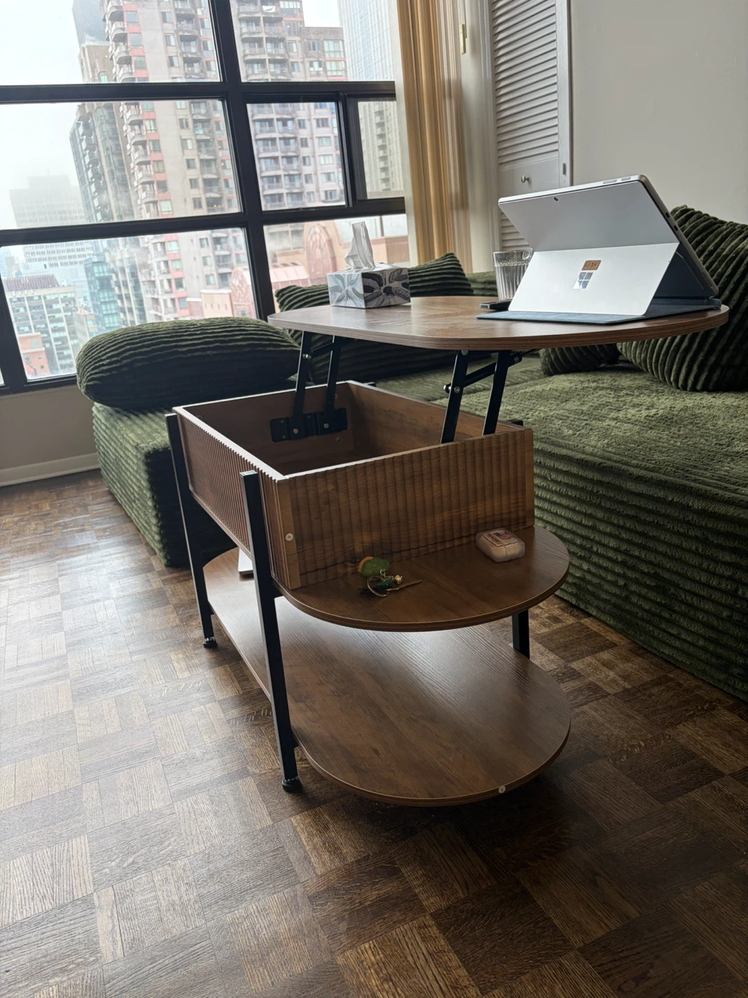 Lift‑Top Coffee Table – (Like New) - photo 2