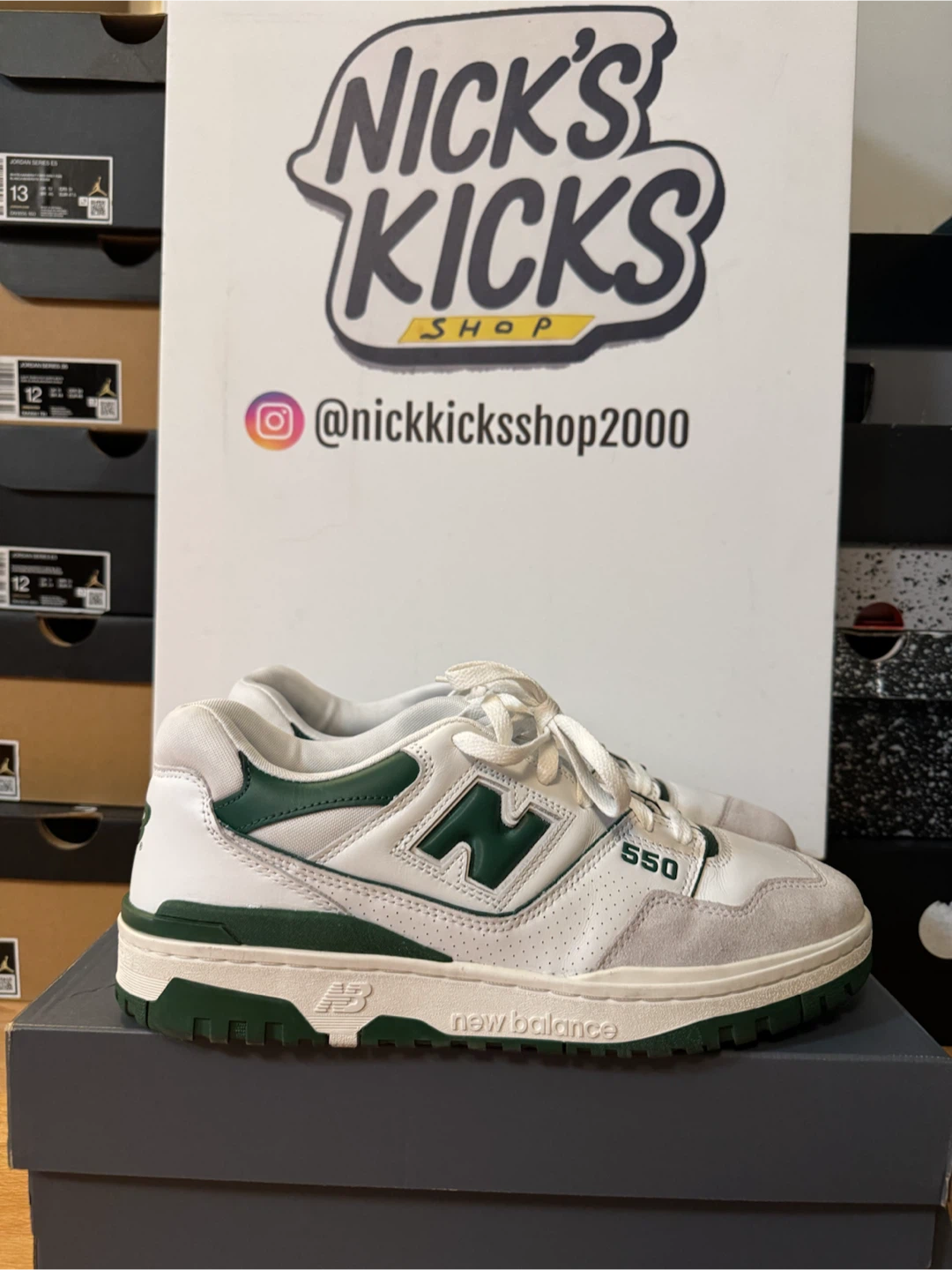 New Balance 550 size 11 “White Green”