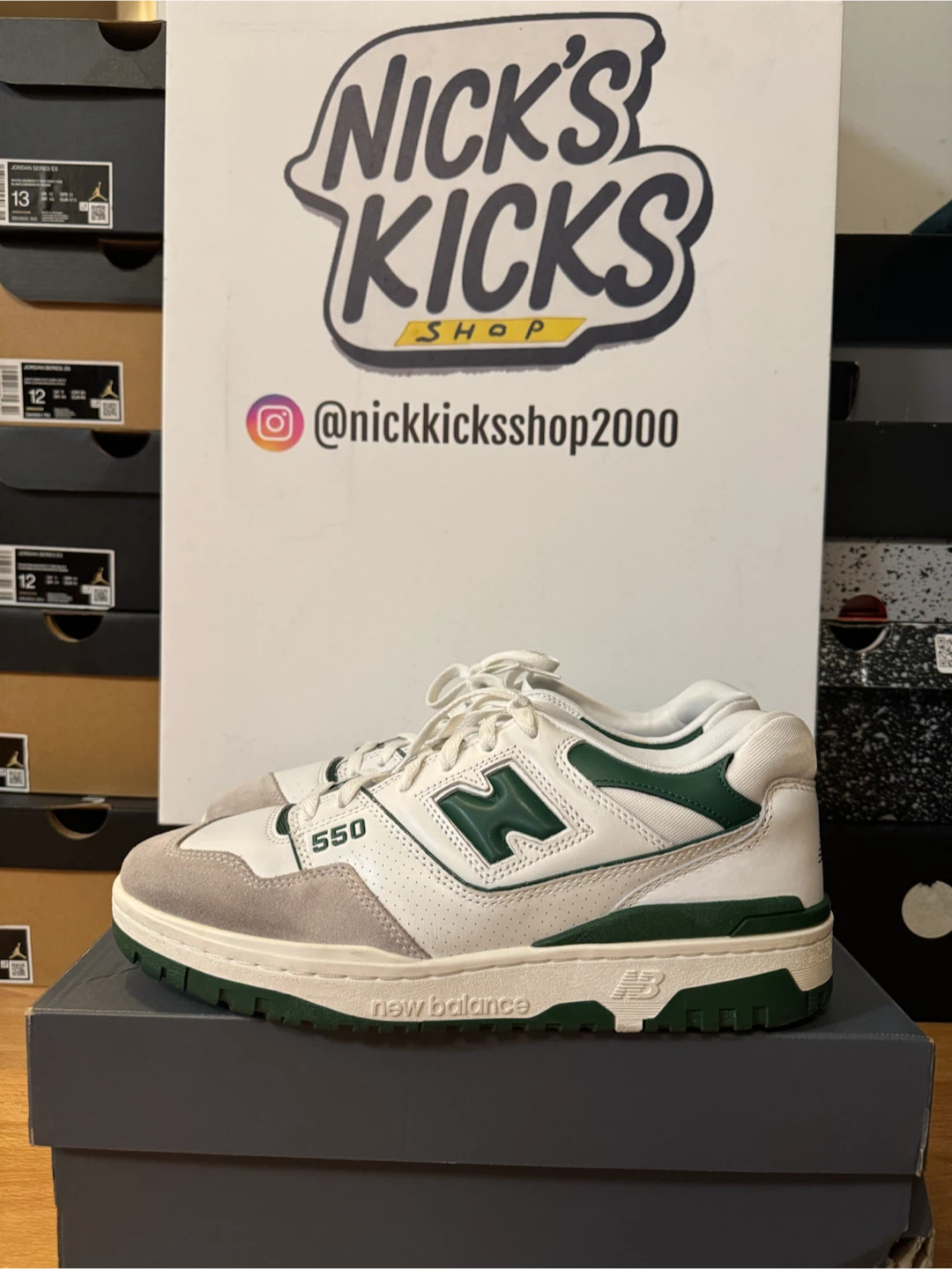 New Balance 550 size 11 “White Green” - photo 2