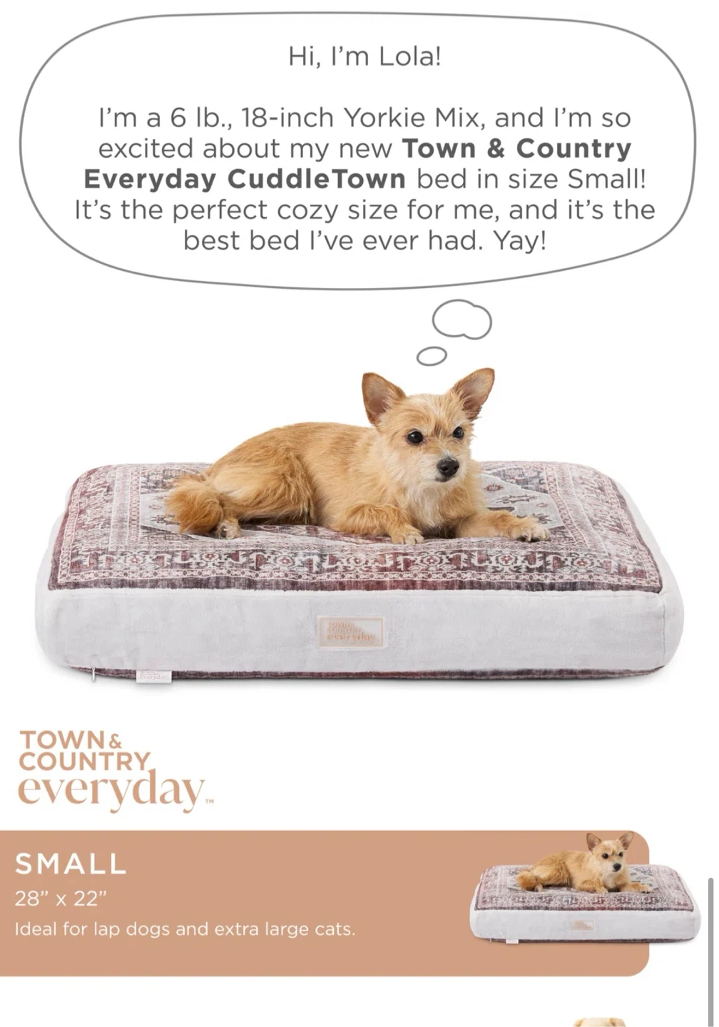 Town & Country Everyday Pet Pillow - photo 2