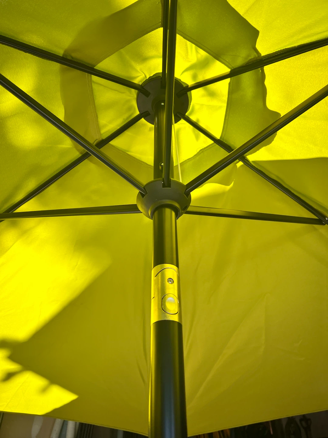 Canvas Spring Green Market Umbrella - photo 2