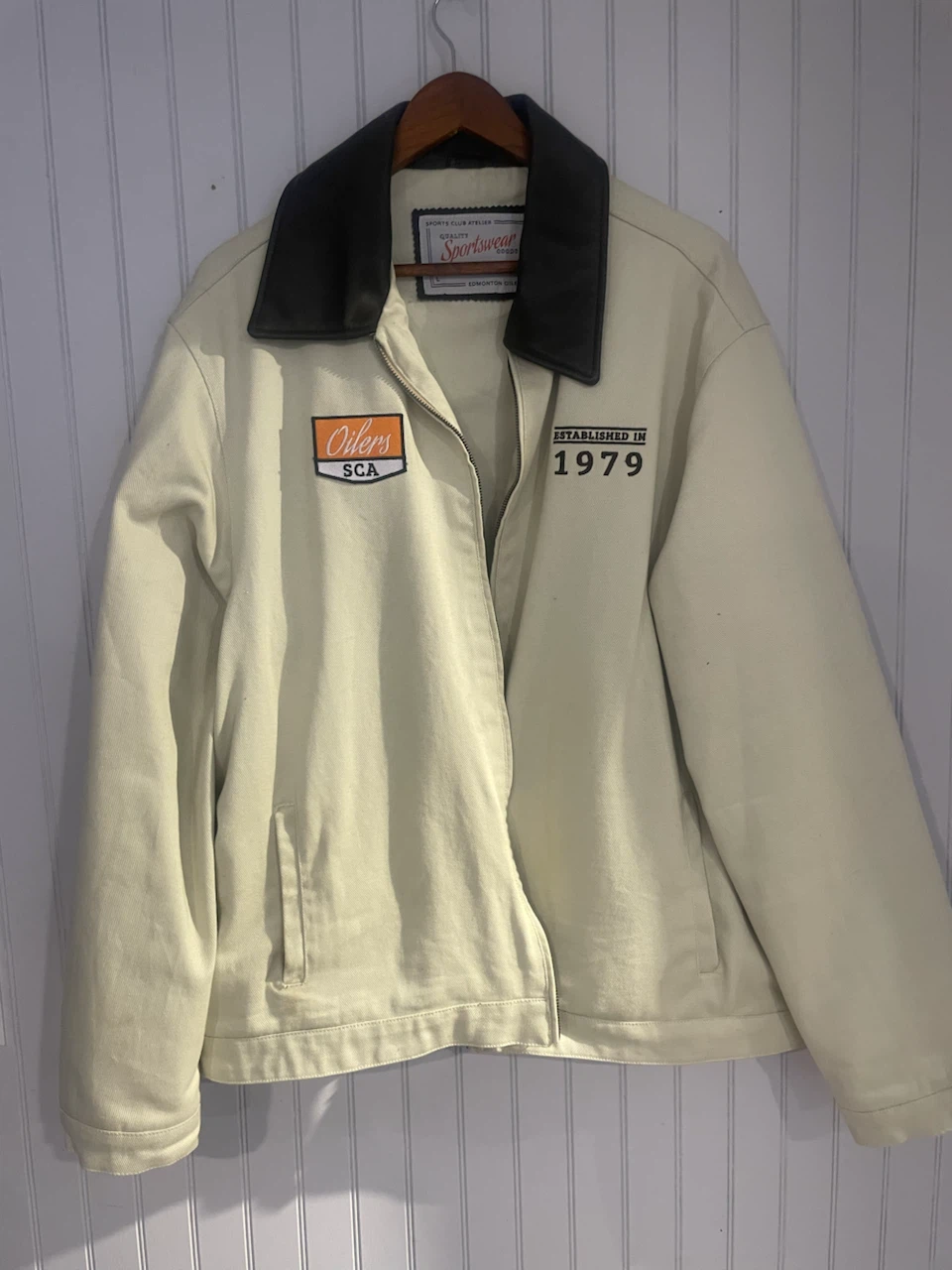 Oilers Sportswear Jacket size large