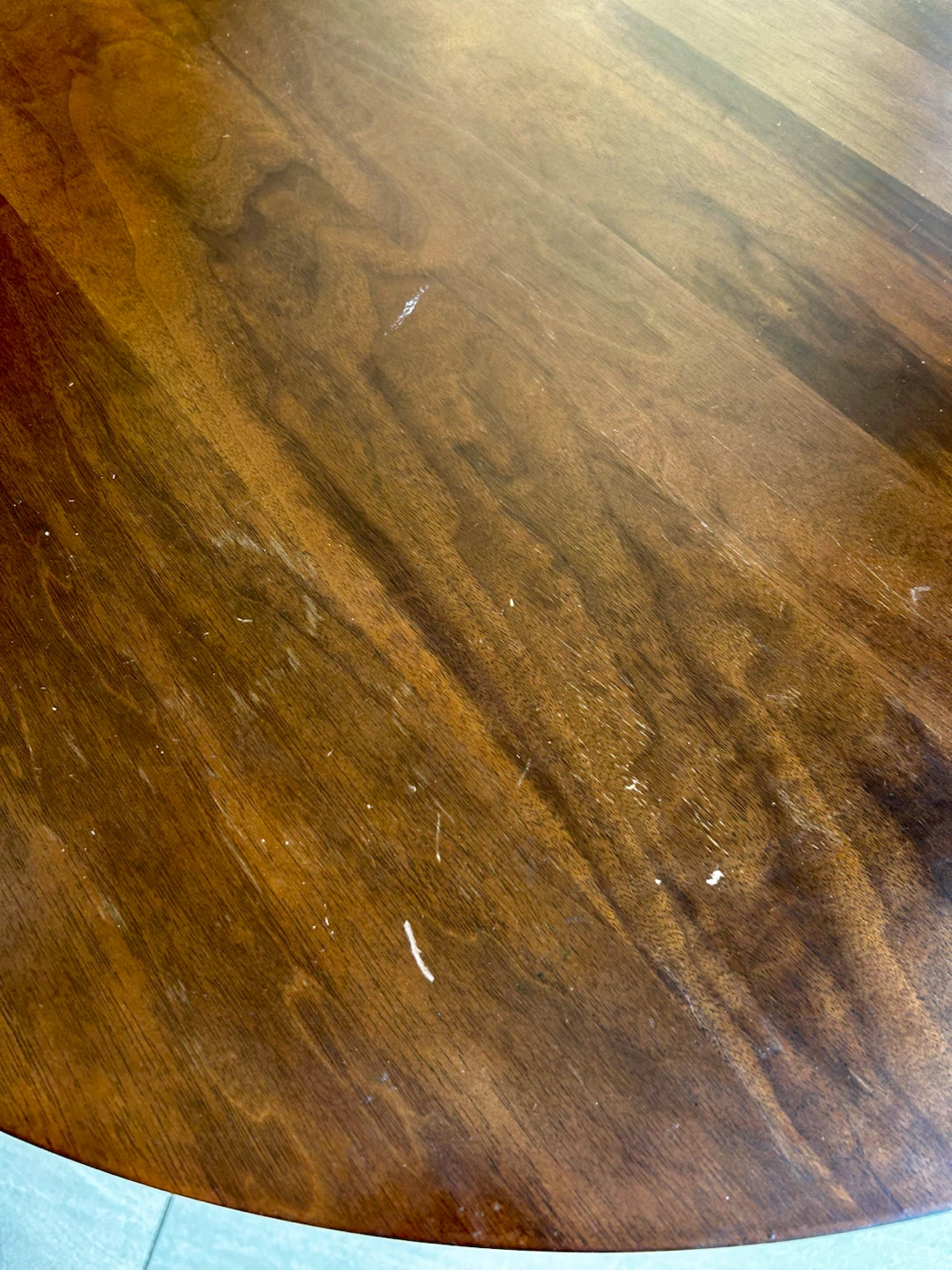 MOVING SALE Round Wood Coffee Table - photo 3