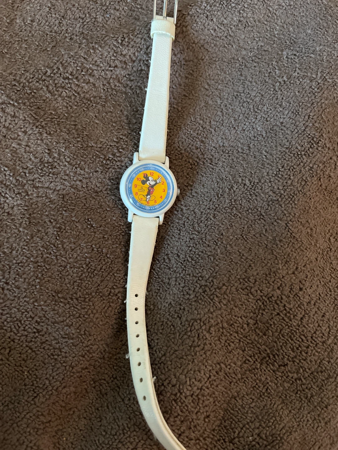 Disney Mickey Mouse Watch White Strap